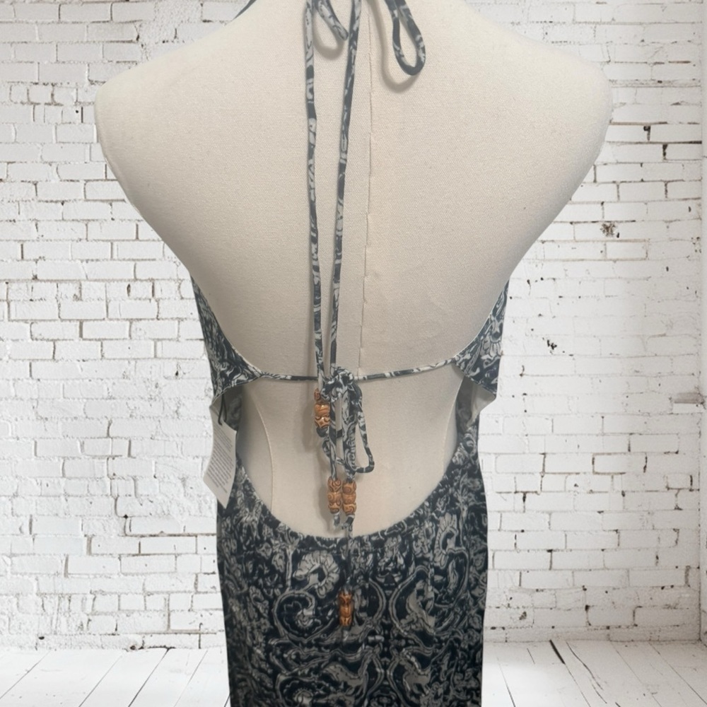 Chaser Cowl Neck Maxi Dress XS NWT | Batik Print + Soft Drape | Boutique Boho - Picture 8 of 11
